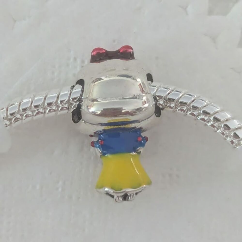 NWOT Snow White Dress Disney x Pandora FIT Silver Charm - Picture 10 of 13